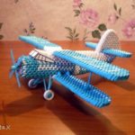 Как сделать самолет из модульного оригами