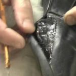 Как сделать внутреннюю заплатку на обувь